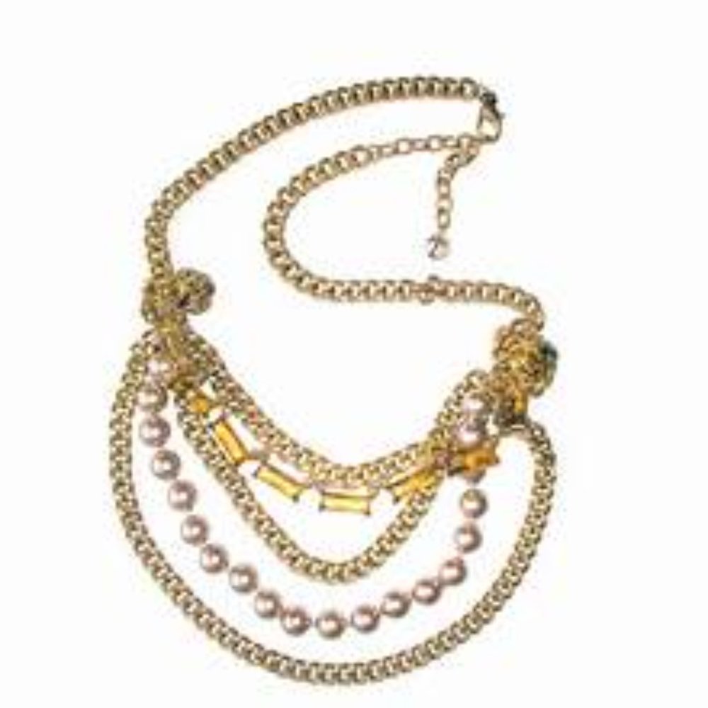 Talbots Multilayered Necklace NWOT
